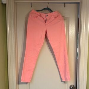 American Eagle Outfitters Pink Skinny Jeans
